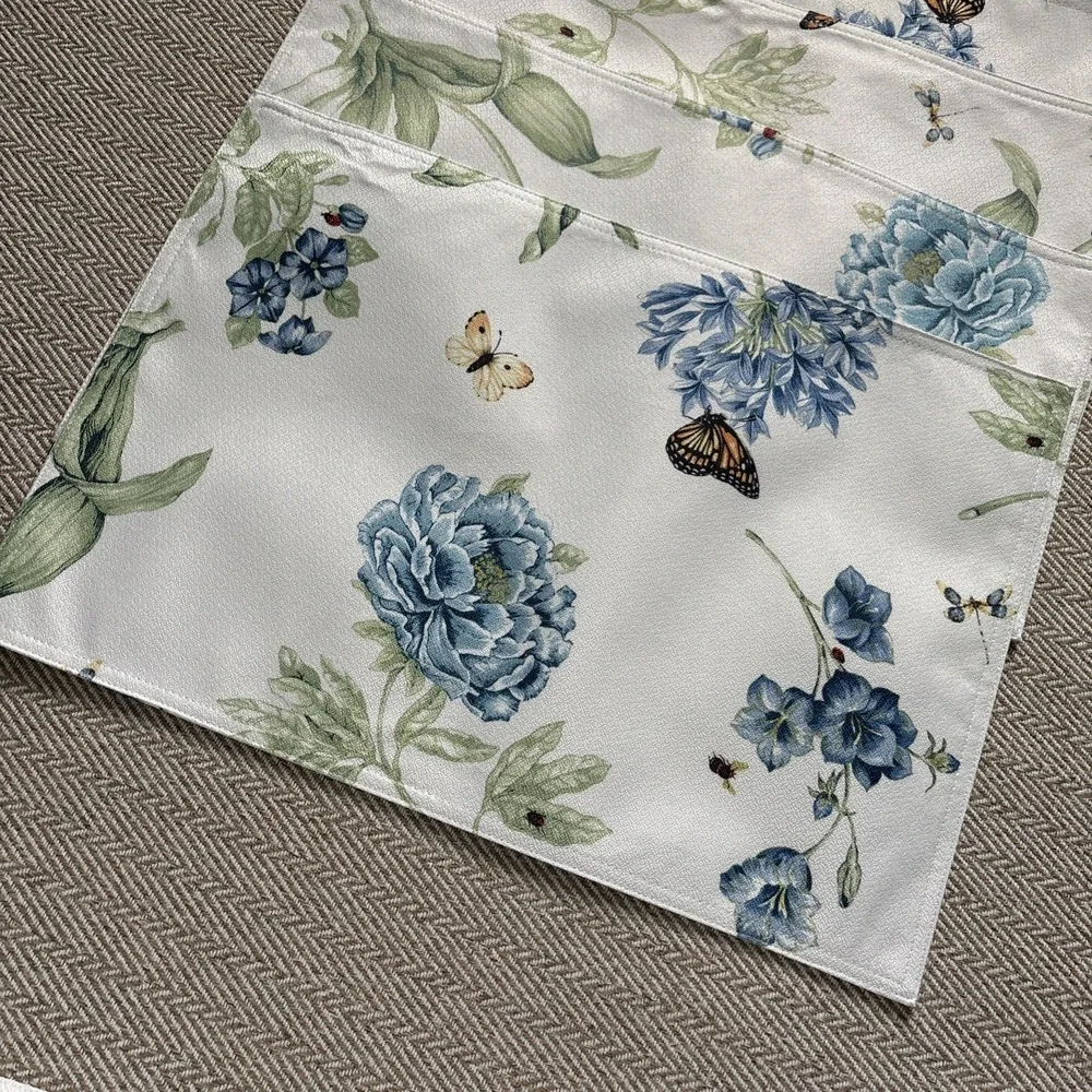 LENOX Butterfly Meadow Blue Placemats  13